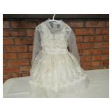 Vintage First Communion Dress. Stains/not