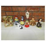 Vintage Japan porcelain lot-Bisque, iridescent,