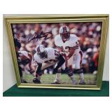 Framed photo signed 8x10 Dan Marino