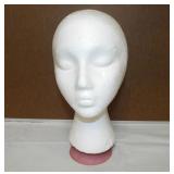 Styrofoam Mannequin Head. Vintage Norman