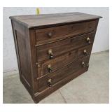 Pine 4 drawer dresser 40"16"34"