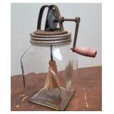 4qt Glass butter churn