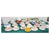 Lot of demitasse cups and saucers Bavaria,
