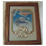 Vintage Snap-On Tools Advertising Mirror Sign 19