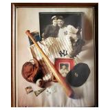 Lou Gehrig Framed Print 1st Edition with COA