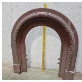 Cast iron fireplace surround