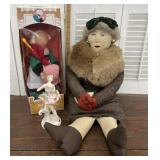 Funny old lady doll, Ma Premiere Becassine doll