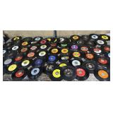Box of 45 records - oldies/country etc..