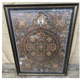Framed Buddhist Thangka