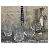 4 glass pitchers
