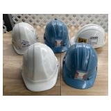 Construction Hardhats Blue & White