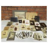 Vintage photos and cabinet cards. Early photo