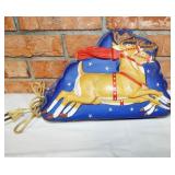 LA Goldman Mfg Co Jr. Santa and Reindeer 3D