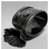 Antique Victorian Meriden Morning Glory base with