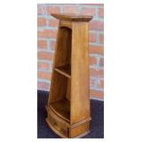 Vintage Ethan Allen Heirloom Curio Wall Shelf w/