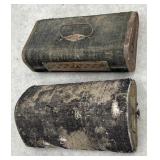 2 horse drawn sleigh foot warmers