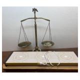 Vintage scales and electric Warm -O- tray