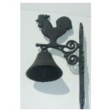 Cast Iron Rustic Farmhouse Rooster Chicken Door
