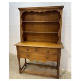 2piece open top mission hutch 45x18x66