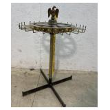 Display rack with eagle