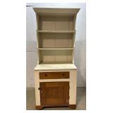 1 door 1 drawer stepback cupboard 35x27x86