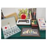 Lot of mixed items spoons brush set advertising