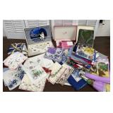 Beautiful vintage hankies & scarves