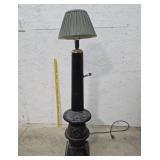 Wood stove lamp