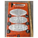 Vintage Bethlehem wire nail sign