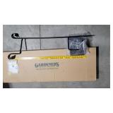 Heavy wrought iron hose holder - new