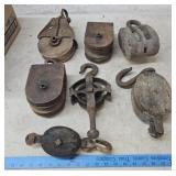 Wood pulleys