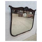 Mahogany mirror 40"39"