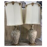 2 HUGE heavy MCM satsuma gold overlay original