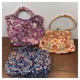 3 Vera Bradley purses