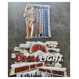 Coors light signs