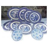 Blue and white china. Willow -Clarence