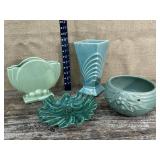 Box of Haegar/McCoy pottery etcï¿½