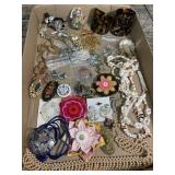 Box lot of beautiful costume jewlery
