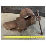 Industrial machine works vice, stamped Baltimore