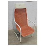 High back spring chair
