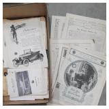 Good size box of mystery ephemera - We will fill