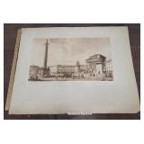 Early architectural engraving - Rome? - no frame