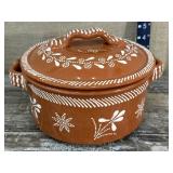 Portuguese terracotta casserole - pretty!