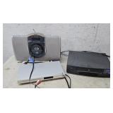 Cd player, dvd player, vcr