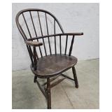 Plank seat Windsor style chair