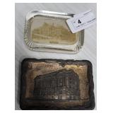 Glass paperweight - Utica NY