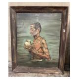 Framed Painting  *signed Harold B. Shaw -
