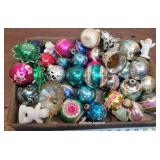 Box vintage Christmas ornaments