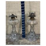 2 oil lamp bases