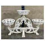 Cast 3-tier deco plant stand - needs a couple of